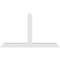 Ekena Millwork Portland Architectural Grade PVC Gable Bracket, 84"W x 49"H x 4"D x 6"F, 14/12 Pitch GBP084X49X0406POR00 - alternate 5